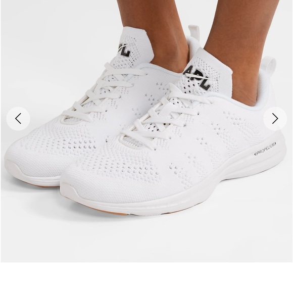 APL TechLoom Pro White Sneakers Size 7 - Picture 2 of 8